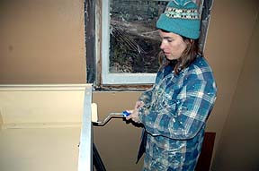 Kass in her
                LOVELY outfit <cough>