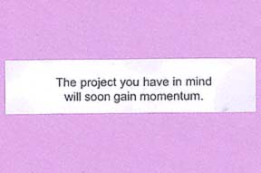 What's in your fortune cookie?